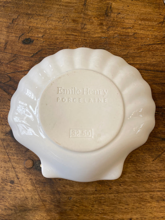 Emile Henry Porcelain Shell Dish