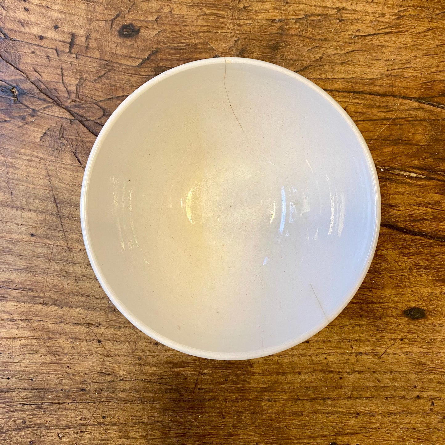 Vintage French Lunéville Café au Lait Bowl – Blue & White