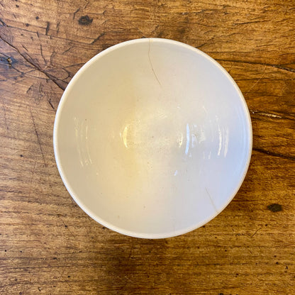 Vintage French Lunéville Café au Lait Bowl – Blue & White