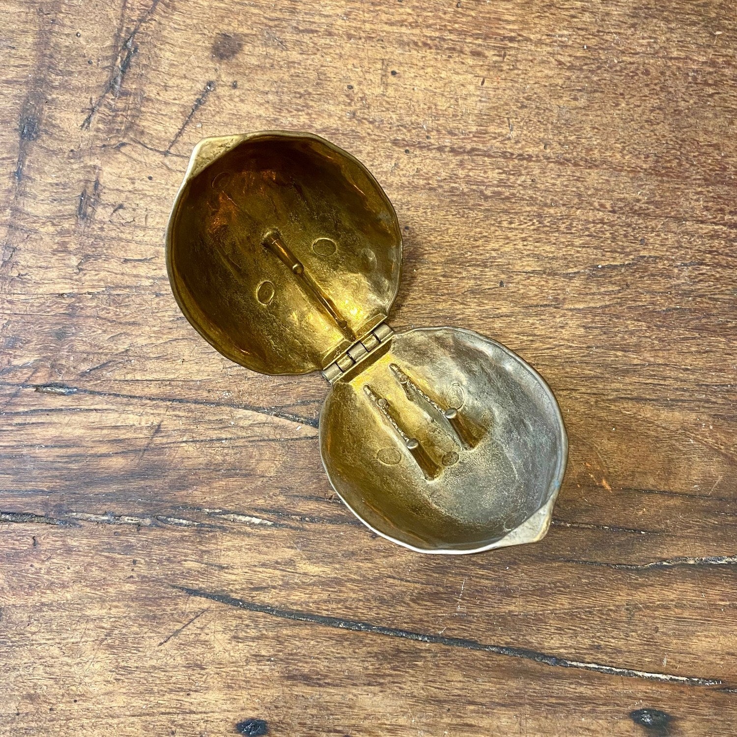 Vintage brass nutcracker