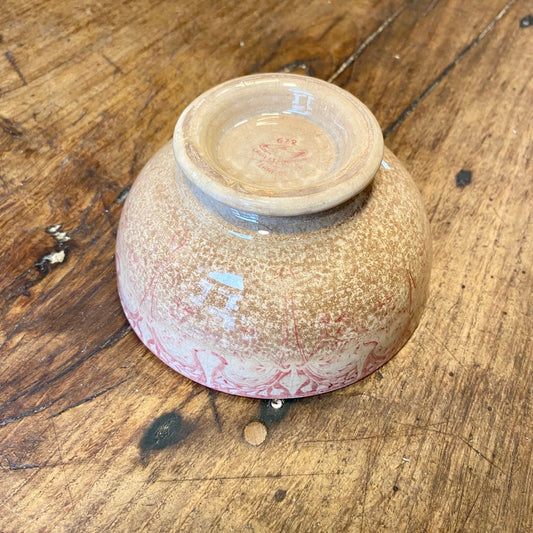 Vintage French Café Au Lait Bowl - Creil Monterau