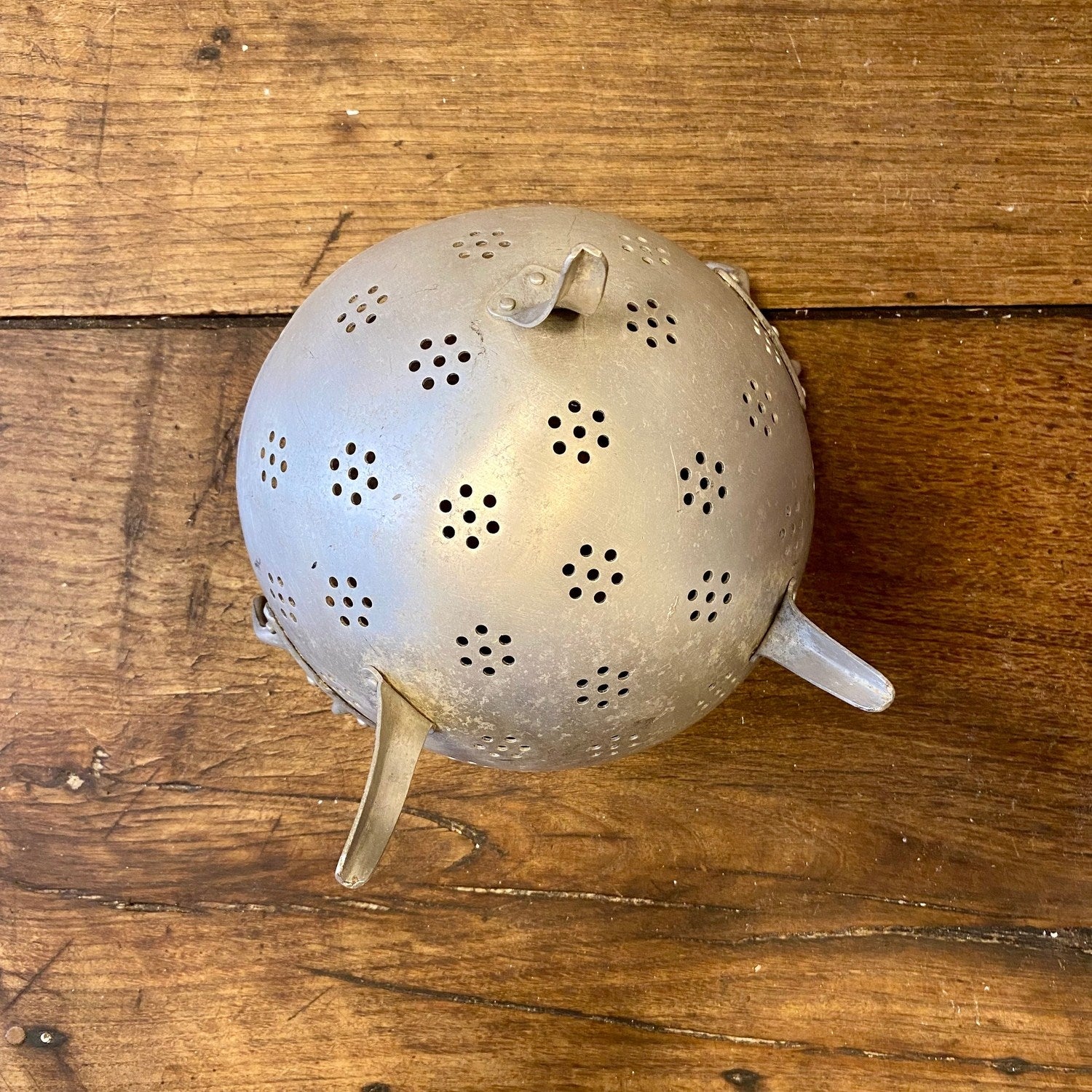 French Vintage Metal Colander