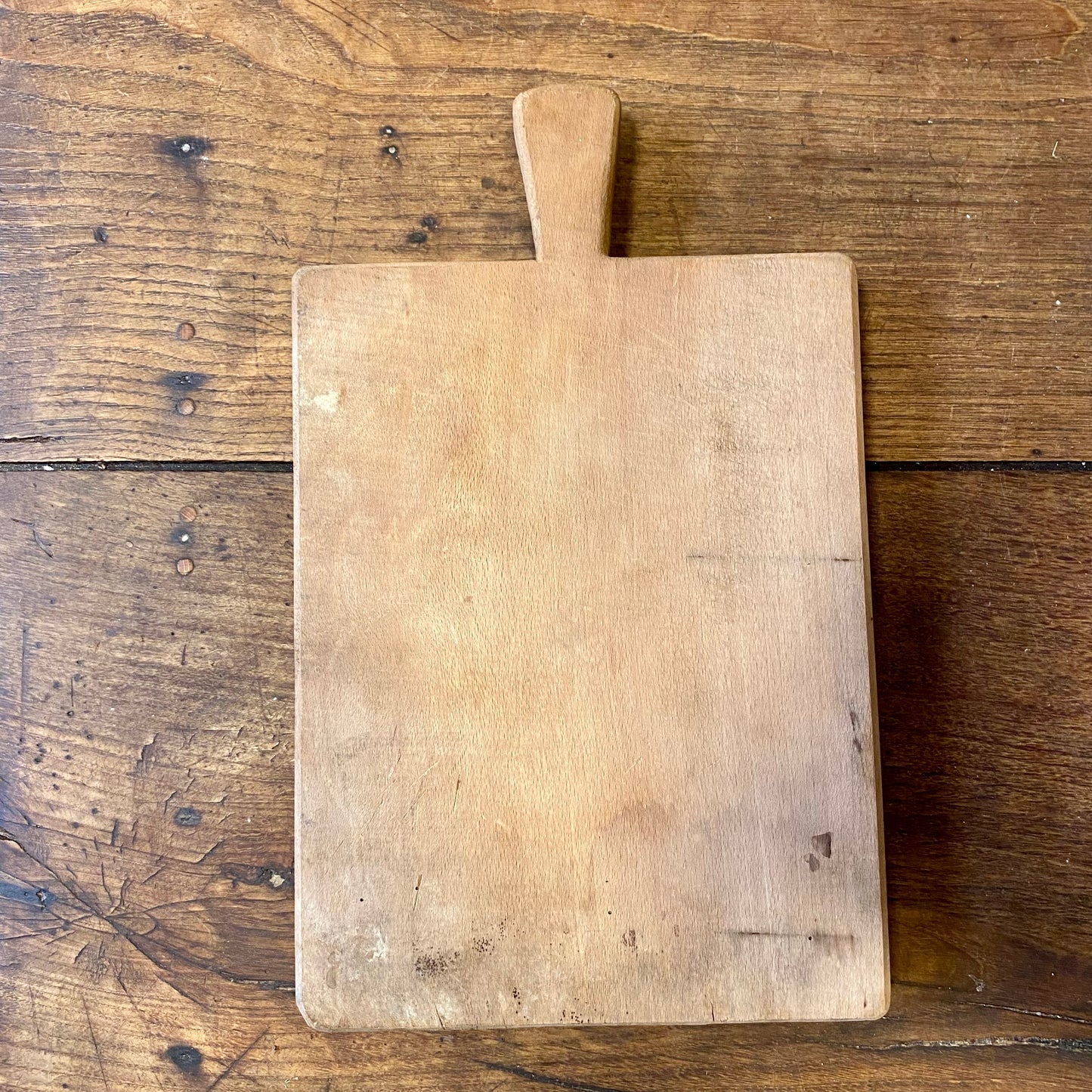 Vintage French Wooden Cutting Board – Extra Thick