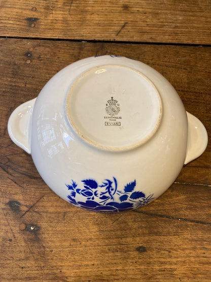 Blue Floral Lidded Tureen – KG Lunéville