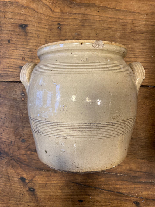 Vintage French Stoneware Jar