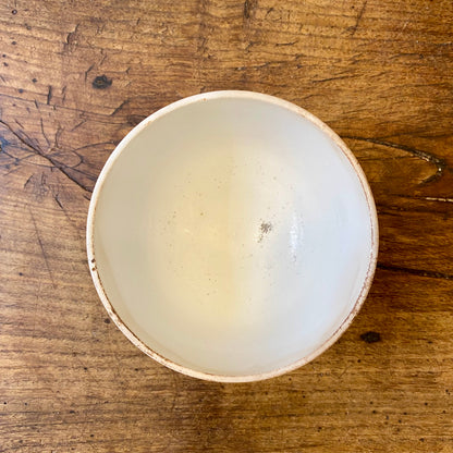 Vintage French Longchamp Café au Lait Bowl – White