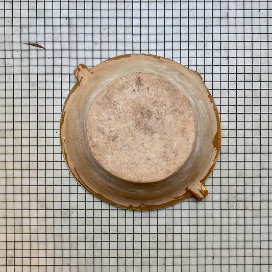 Antique French Provençal Tian Bowl – Yellow