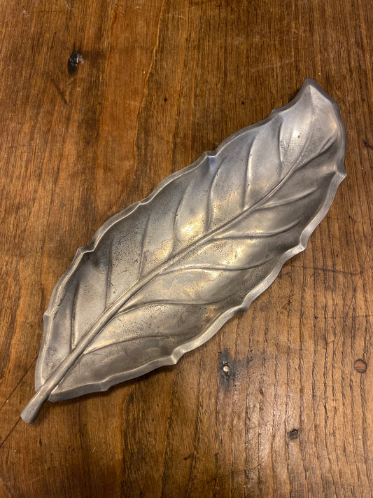 Leaf Vide-Poche in Pewter