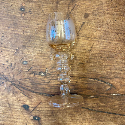 Vintage Alsace Rieslingglas – Etsat Druvmotiv