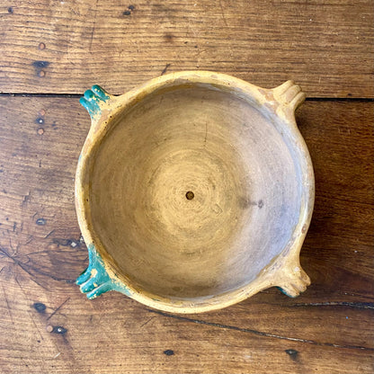 Vintage French Provençal Glazed Planter