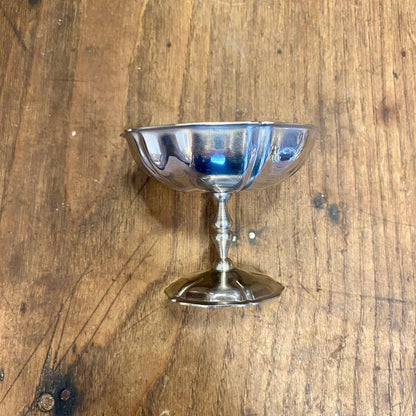 French Vintage Metal Sorbet Coupe – 8.5 cm