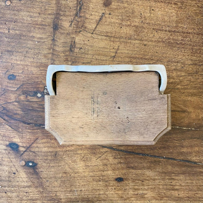 French vintage wall-mounted match holder