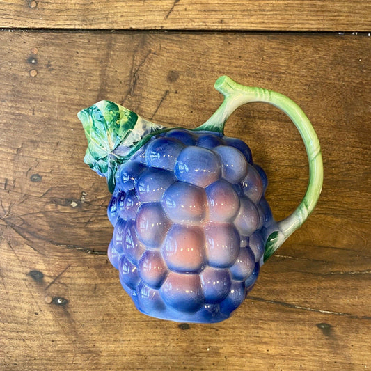 Italian Vintage Grape Jug – 18 cm