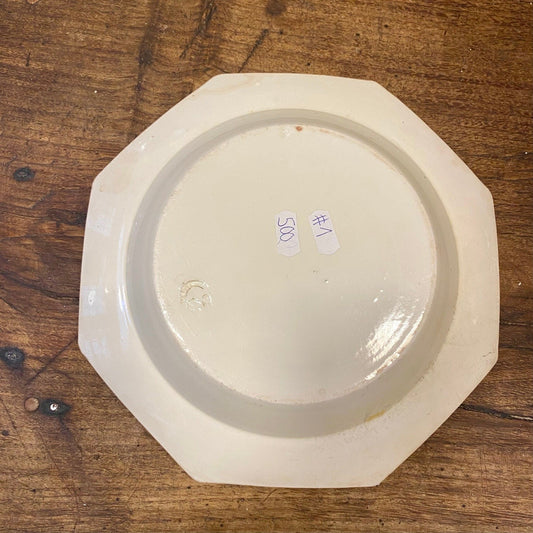 Creil & Montereau Pearled Soup Bowl – Antique French Porcelain