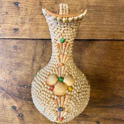 Vintage Shellwork Pitcher – 33 cm