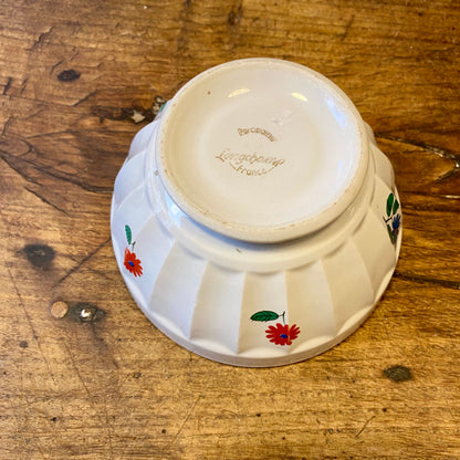 Vintage French Longchamp Café au Lait Bowl – Floral