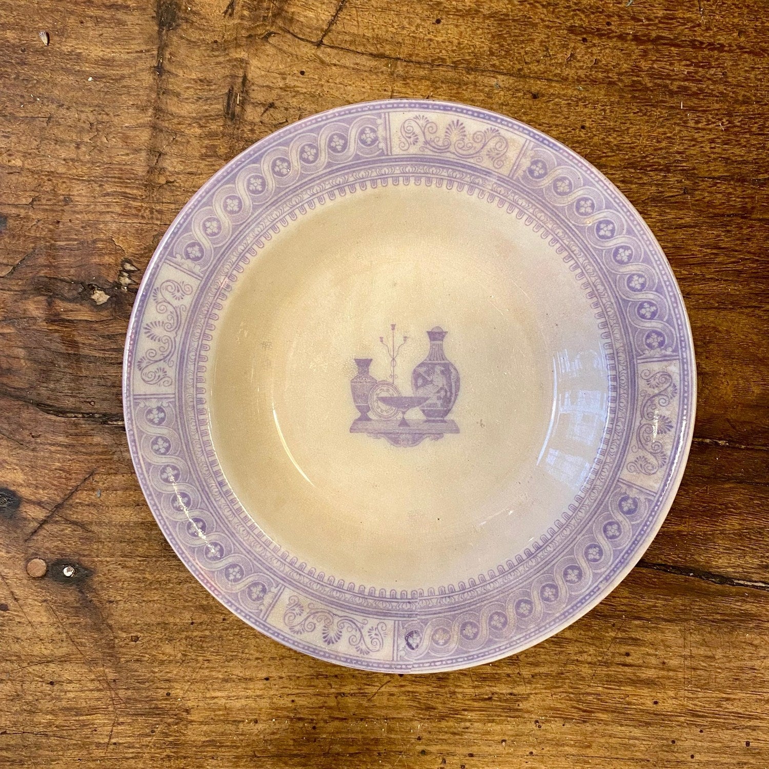 English Etruscan Vases Bowl – Mid-19th Century