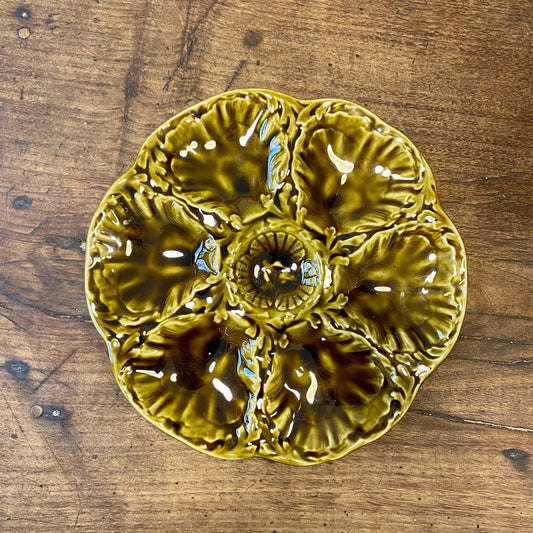 French Vintage Oyster Plate - Gien