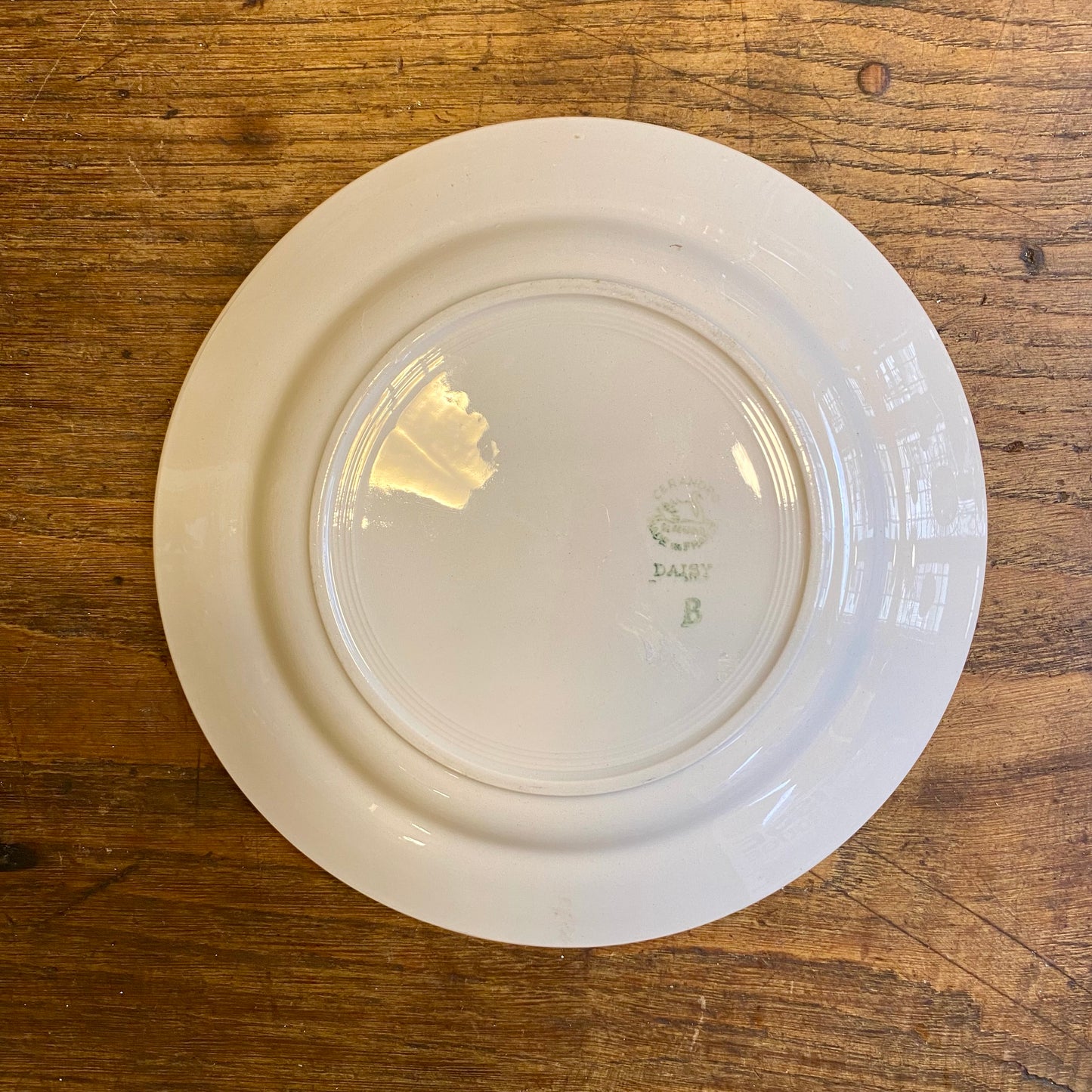 Vintage Saint-Amand “Daisy” Shallow Bowl – Red Rose