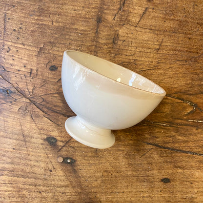Vintage French Longchamp Café au Lait Bowl – White