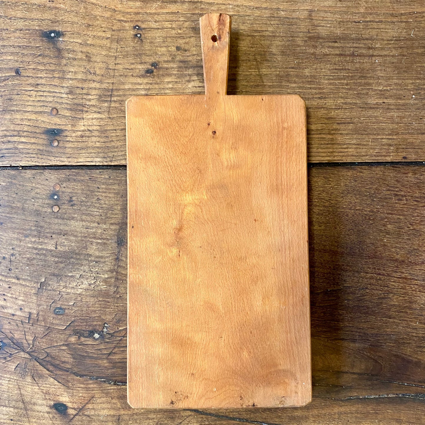 Vintage French Wooden Cutting Board – Thick