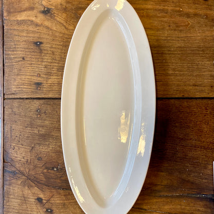 French Vintage Sarreguemines Serving Platter – 61 × 25 cm