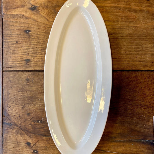 French Vintage Sarreguemines Serving Platter – 61 × 25 cm