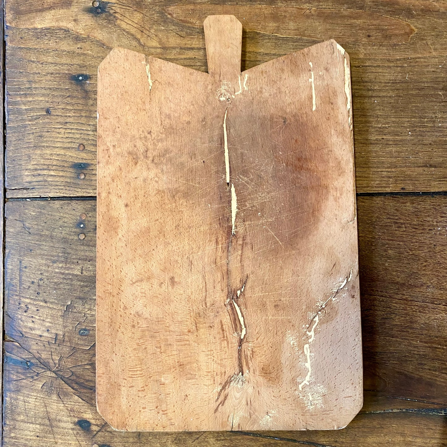 Vintage French Wooden Cutting Board – Rustic