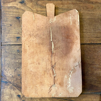 Vintage French Wooden Cutting Board – Rustic