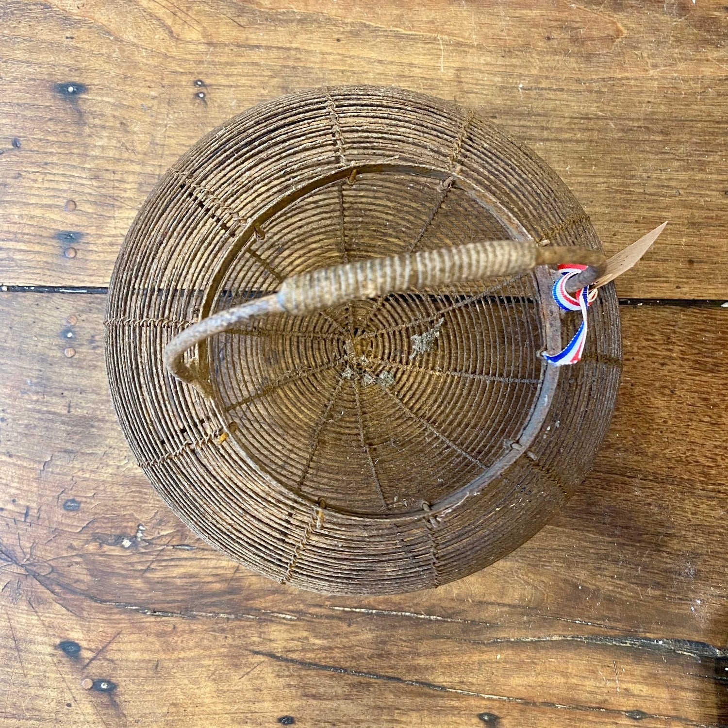 Vintage French Wire Basket