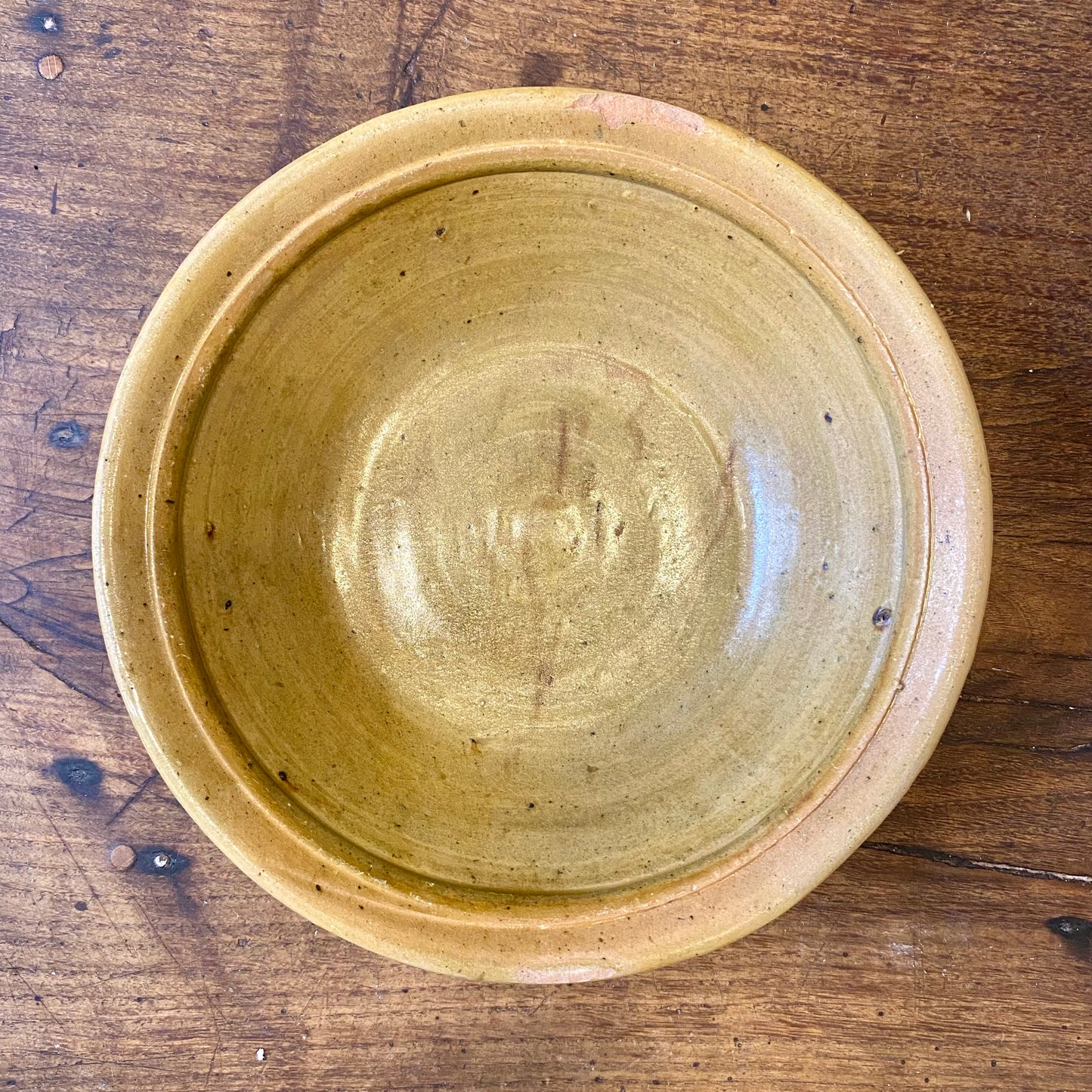 Vintage Provençal Glazed Bowl – 25 cm