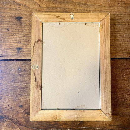 French vintage gilt wall mirror