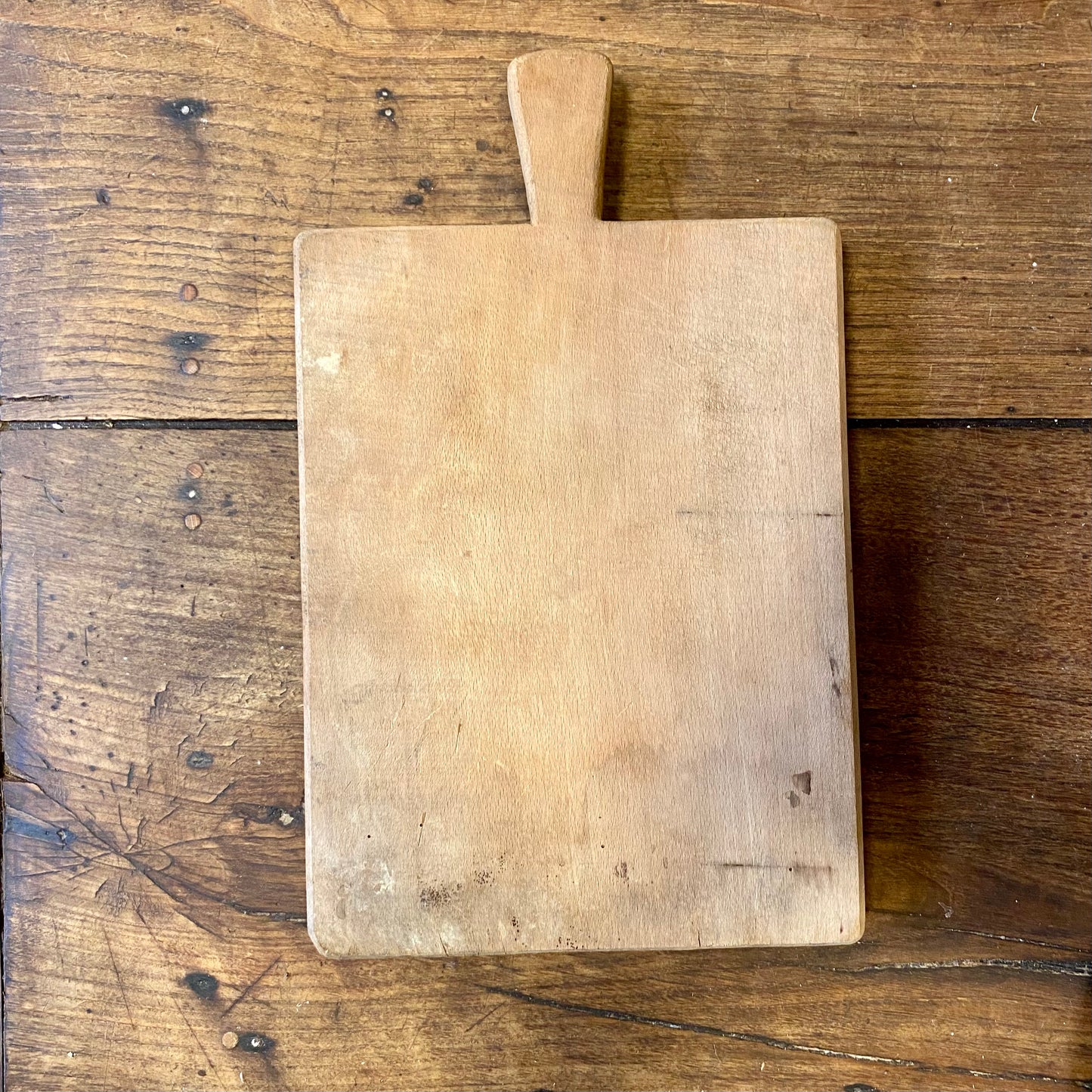 Vintage French Wooden Cutting Board – Extra Thick