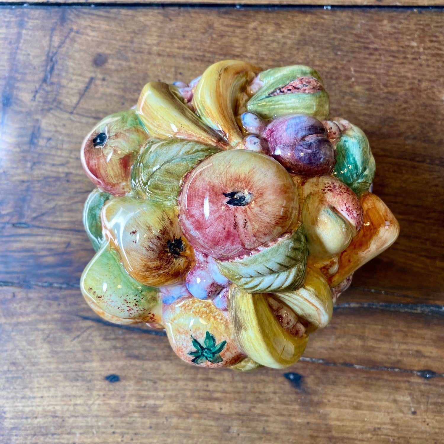 French Vintage Ceramic Fruit Centrepiece