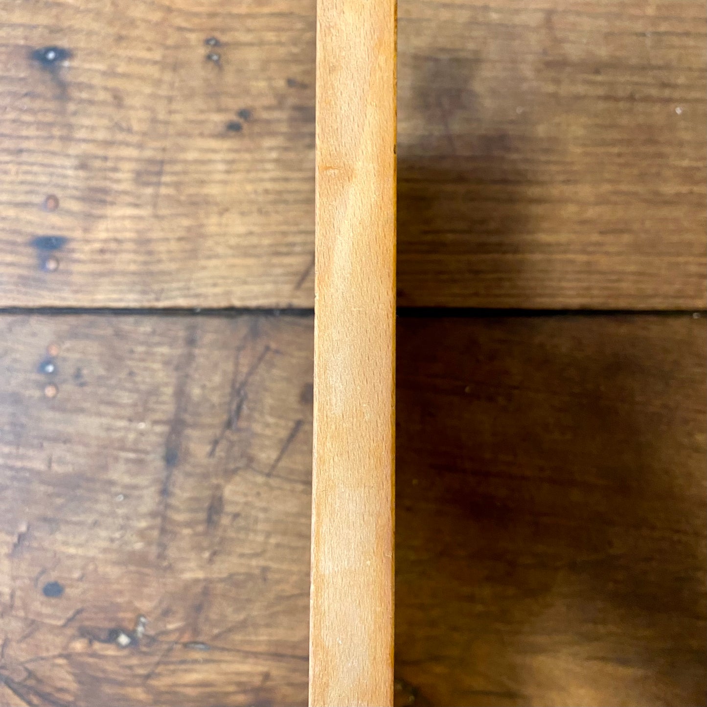 Vintage French Wooden Cutting Board – T-Handle
