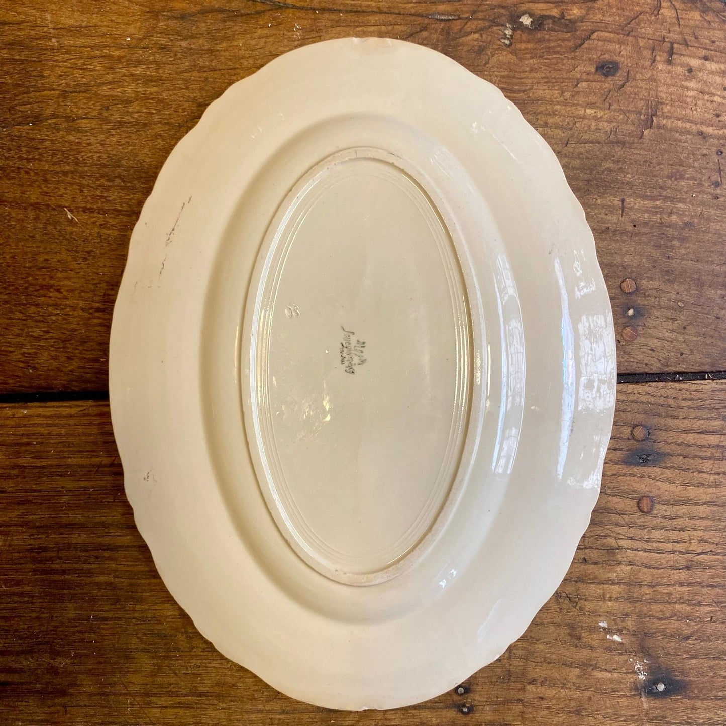 French Vintage Digoin Sarreguemines Serving Platter – 35.5 x 26cm