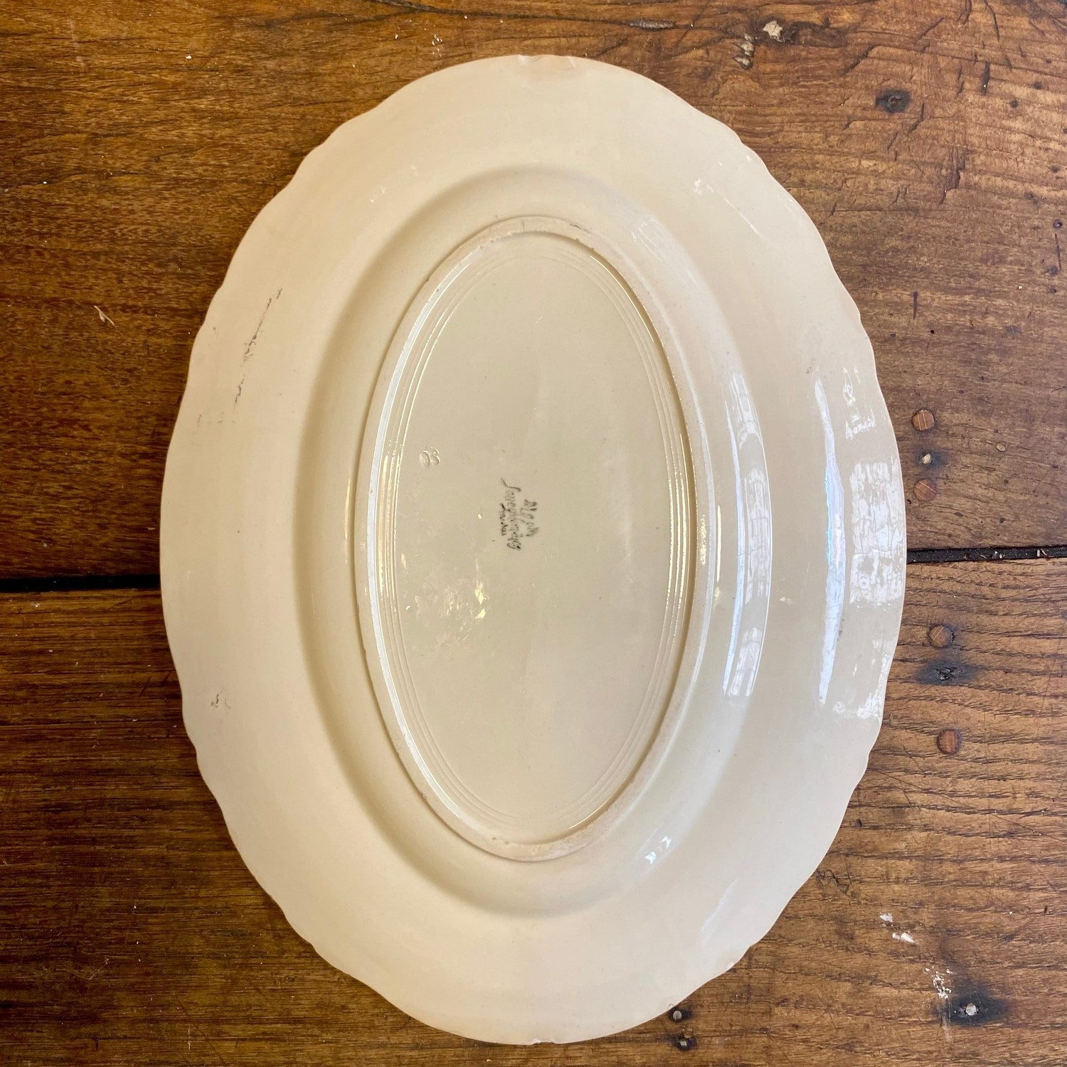 French Vintage Digoin Sarreguemines Serving Platter – 35.5 x 26cm