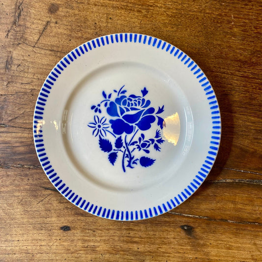 French Vintage Lunéville Plate – Évian