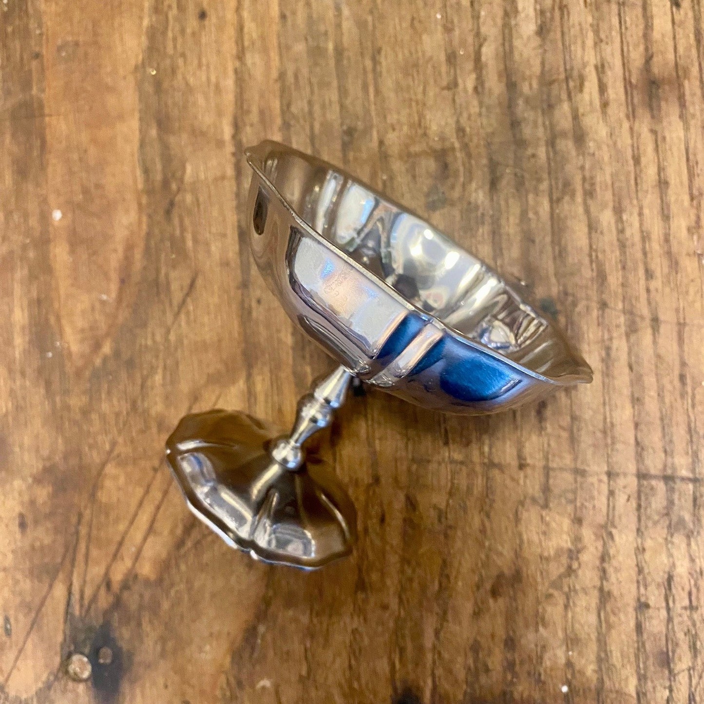 French Vintage Metal Sorbet Coupe – 8.5 cm