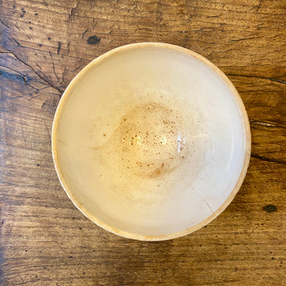 Vintage French Digoin Café au Lait Bowl – Red Floral
