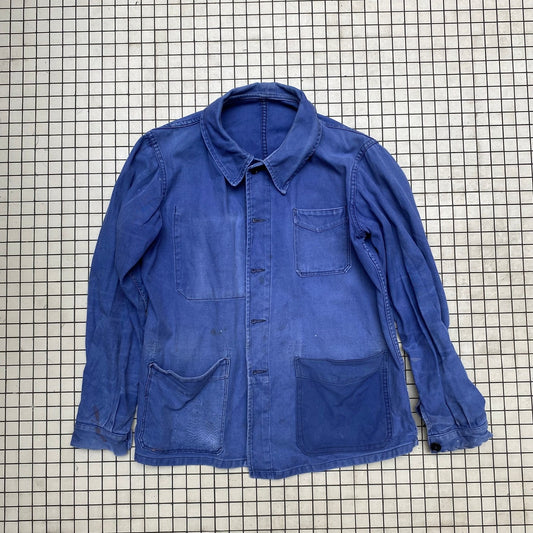 French Vintage Workwear Jacket – SolidA – Size 44