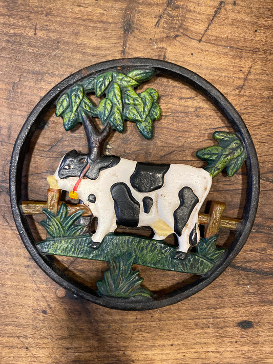 Cast Iron Cow Trivet