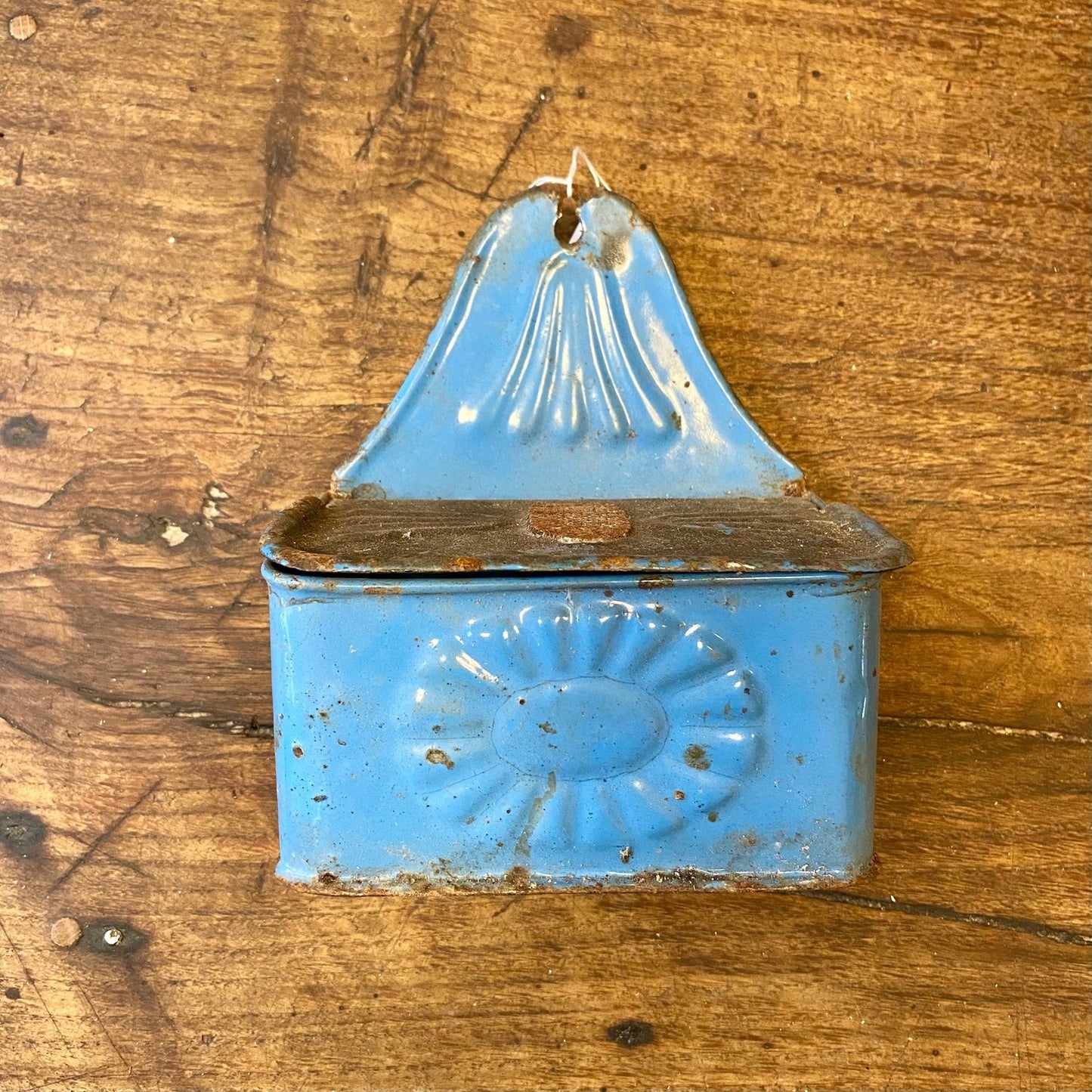 French vintage wall-mounted match holder
