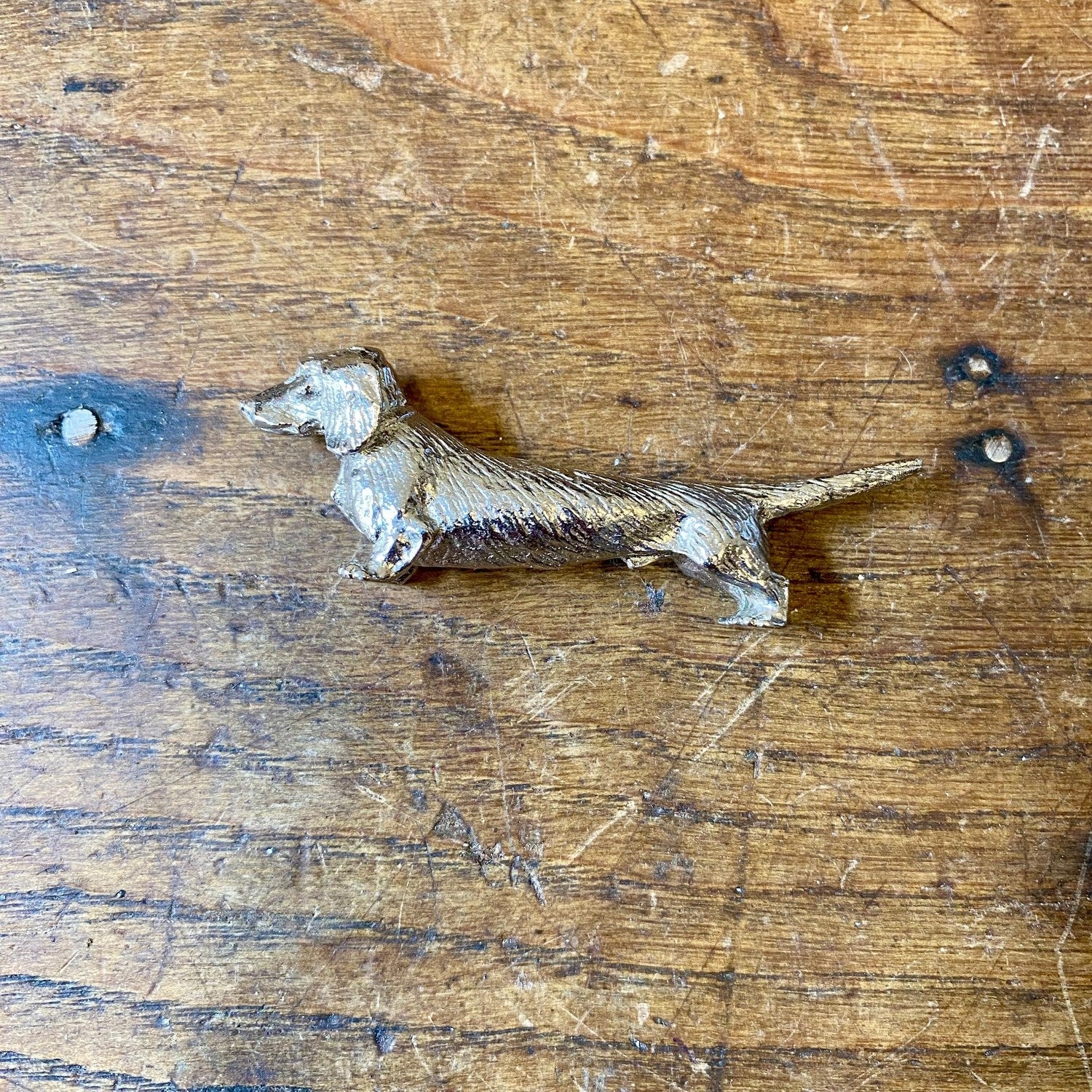 French Vintage Dachshund Knife Rest