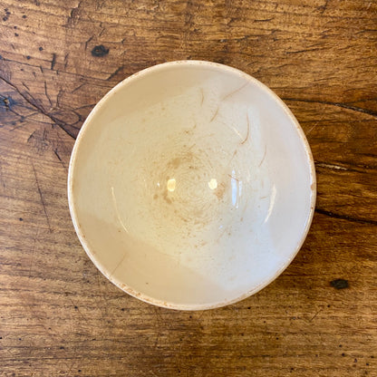 Vintage French Gien Café au Lait Bowl – Red & Green Floral