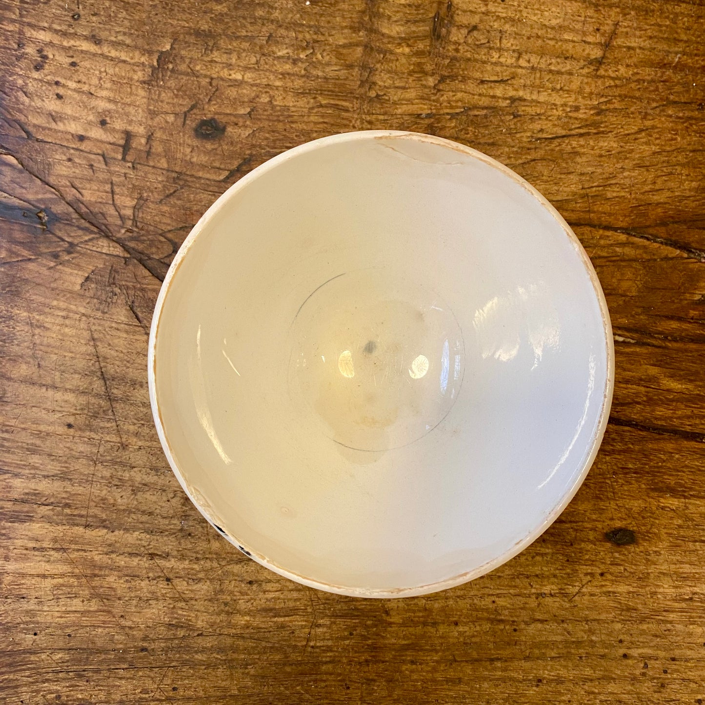 Vintage French Digoin Café au Lait Bowl – Red Rose