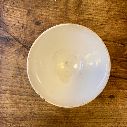 Vintage French Digoin Café au Lait Bowl – Red Rose