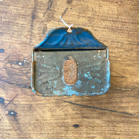 French vintage wall-mounted match holder