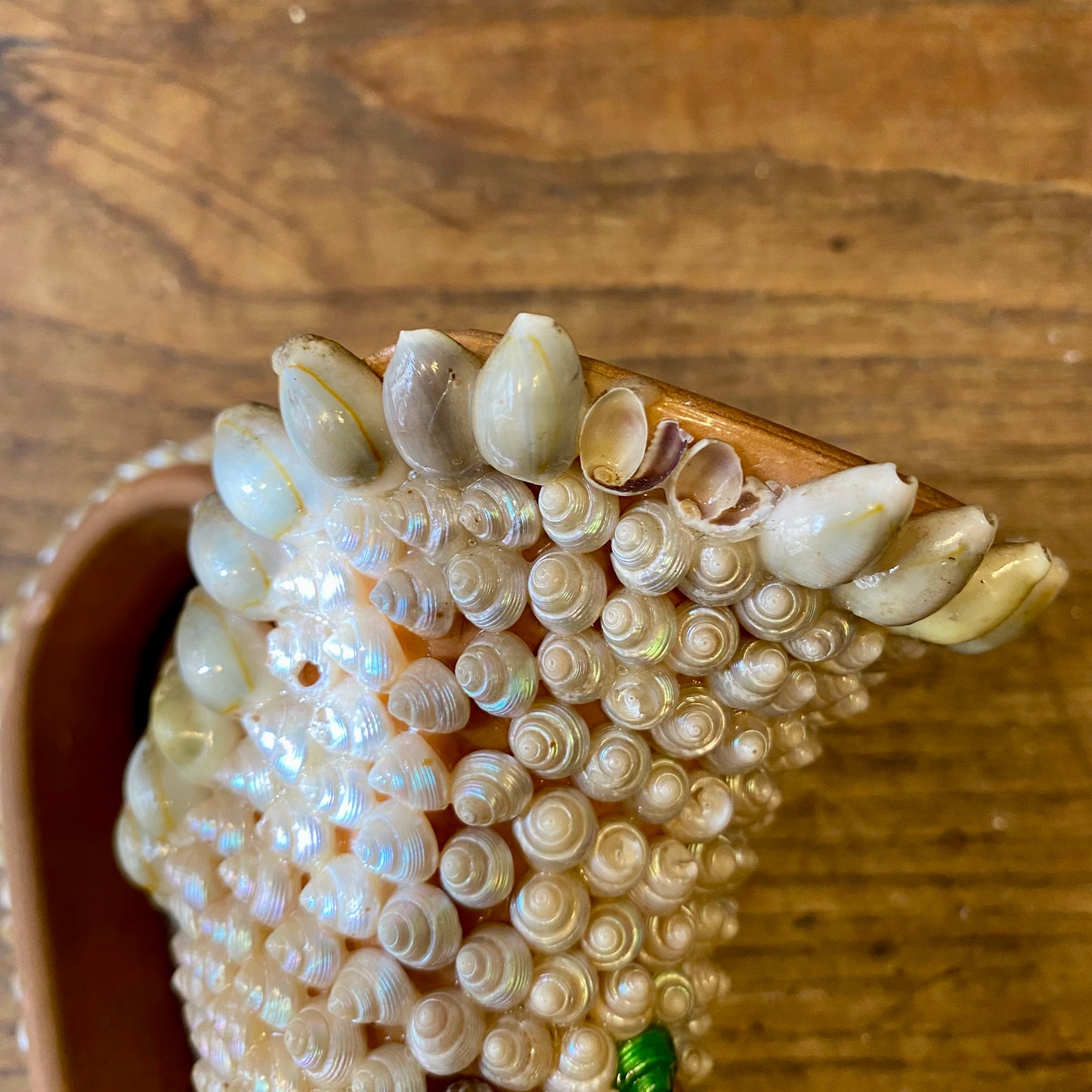 Vintage Shellwork Pitcher – 33 cm