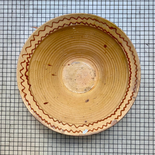 Spanish Terracotta Bowl - Vimtage Pottery